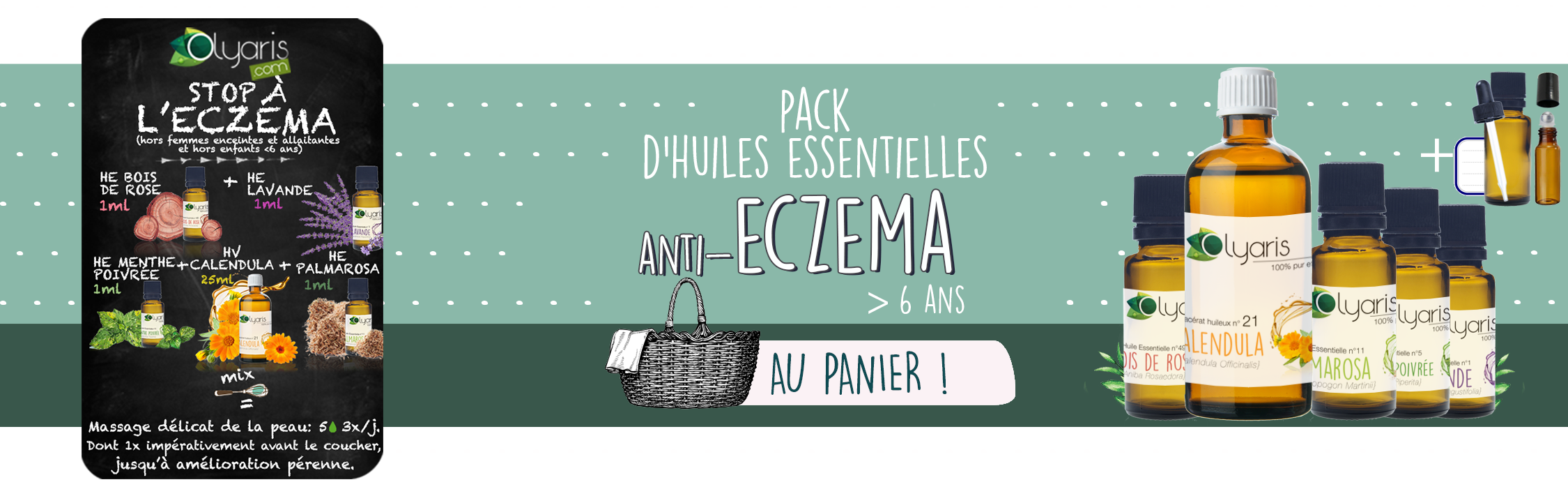 Les huiles essentielles contre l'eczéma - Olyaris